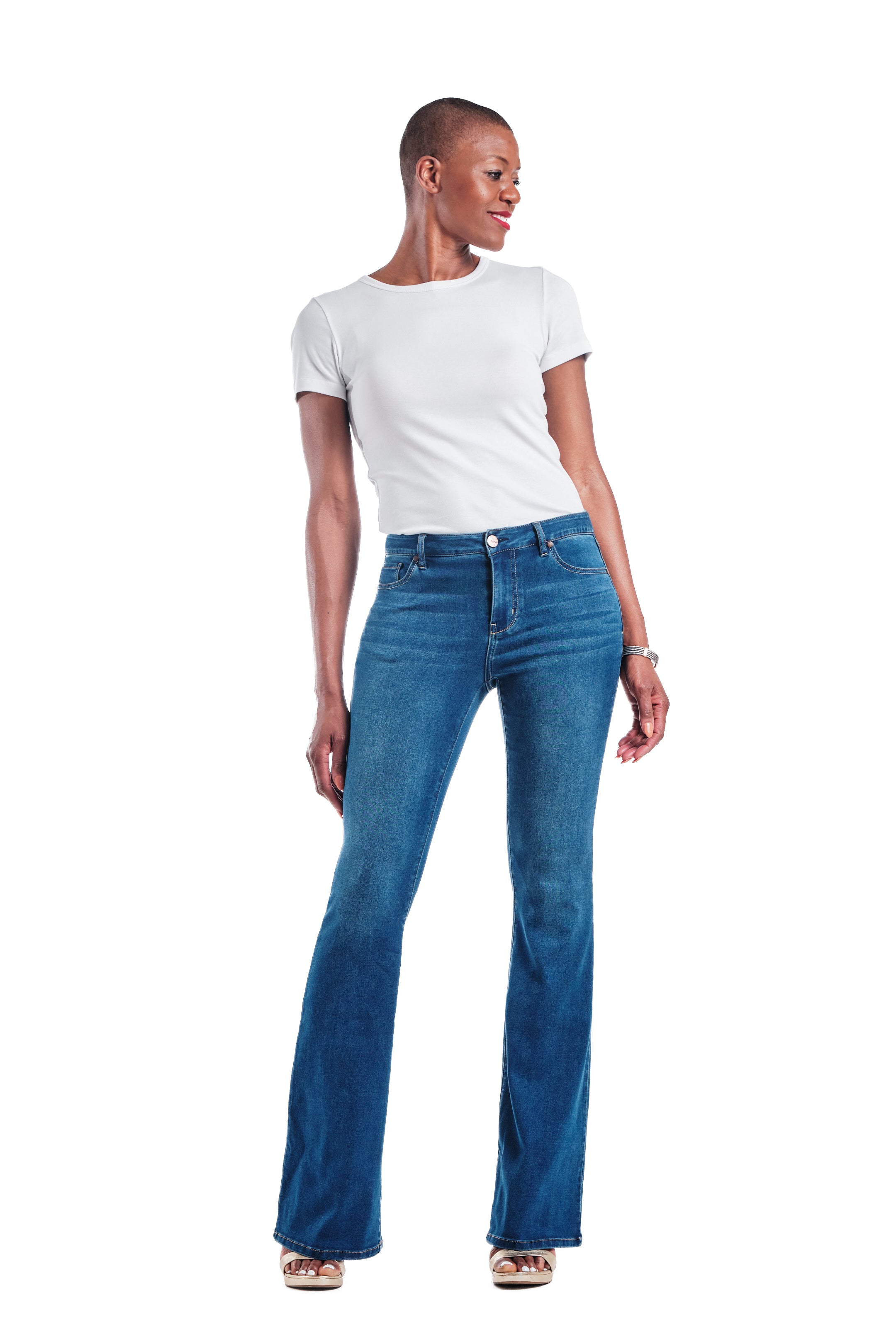 Replay Women’s Jeans Slim Bootcut Rearmy Navy Blue Size 27 Like New 