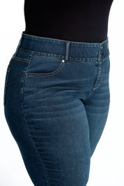 Plus Fit & Lift Shapewear Bootcut Jeans in Oretha