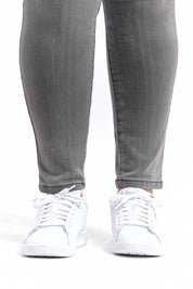 Curvy Silk Denim Skinny in Ashley