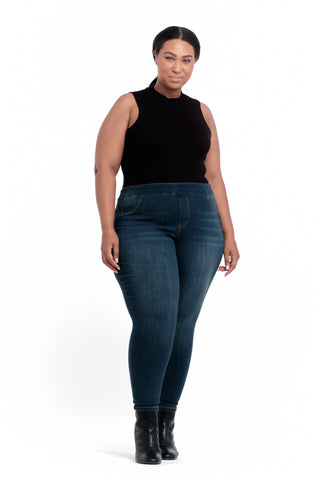 Lei ribbed waist pull on clearance jeans