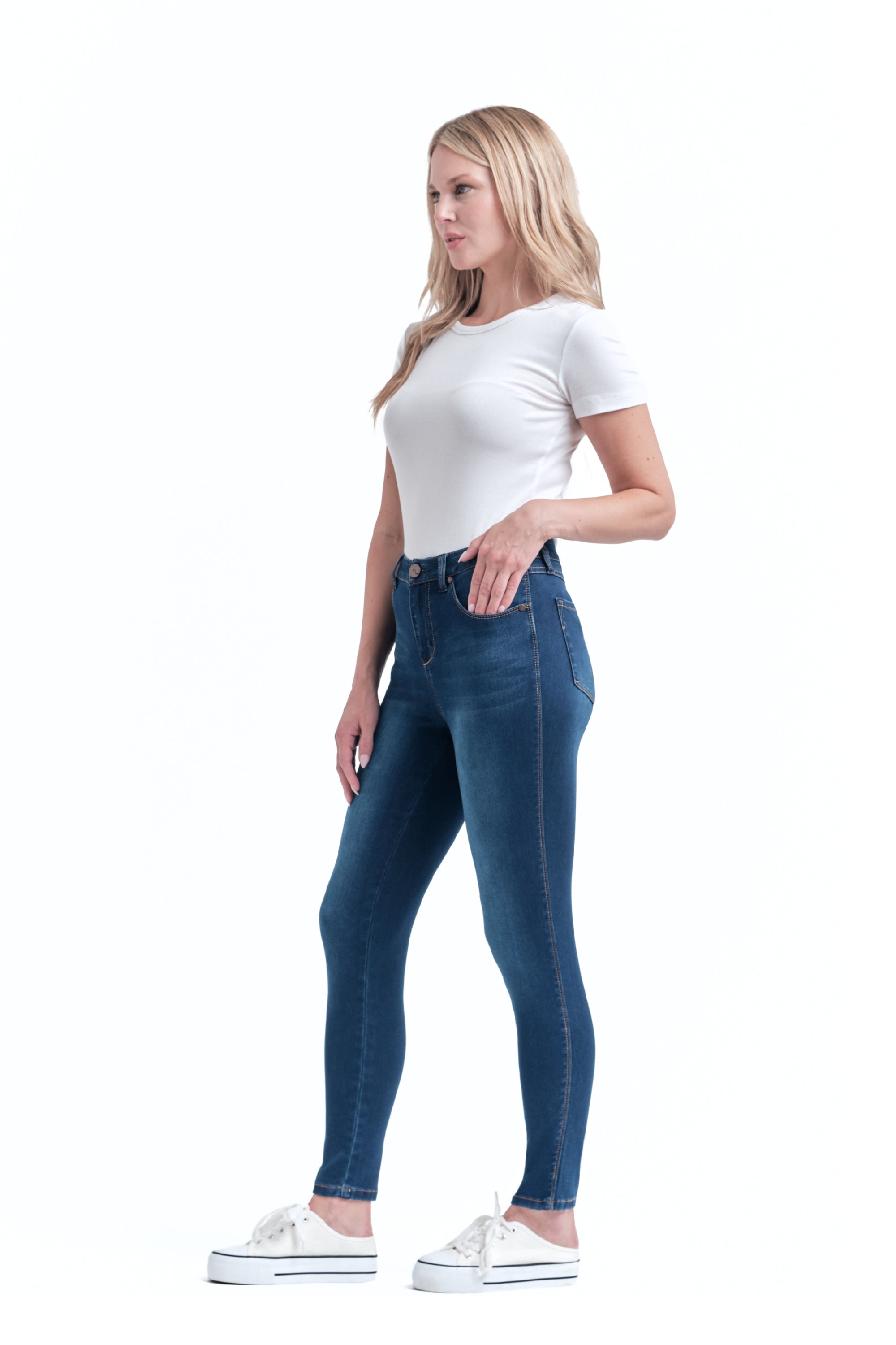 Gia Butter Ankle Skinny in Lennox – 1822 Denim