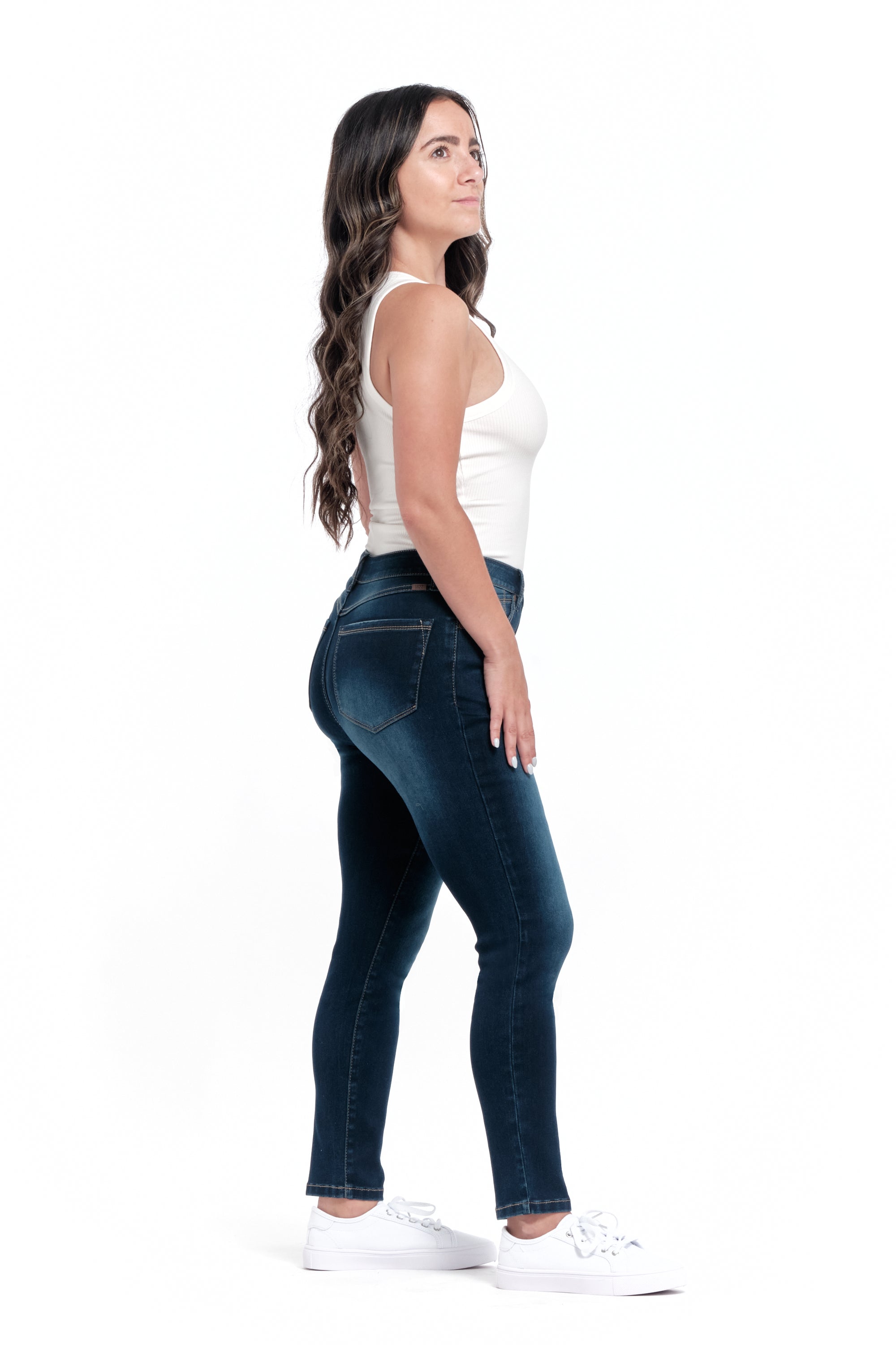 Ava Petite Butter Skinny in Raquel