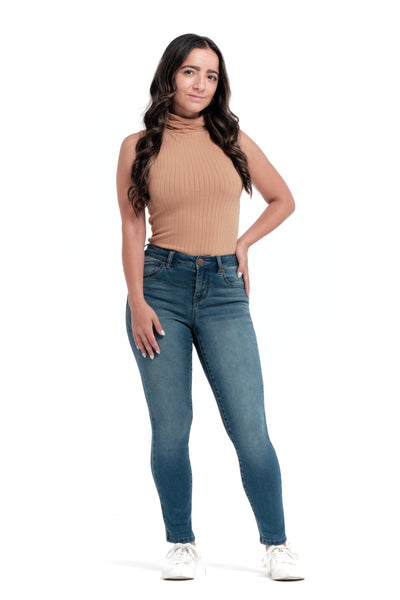Buy 1826 Jeans SLS Women's Plus Size Stretch Distressed Ripped Blue Skinny Denim  Jeans Pants Online at desertcartSeychelles