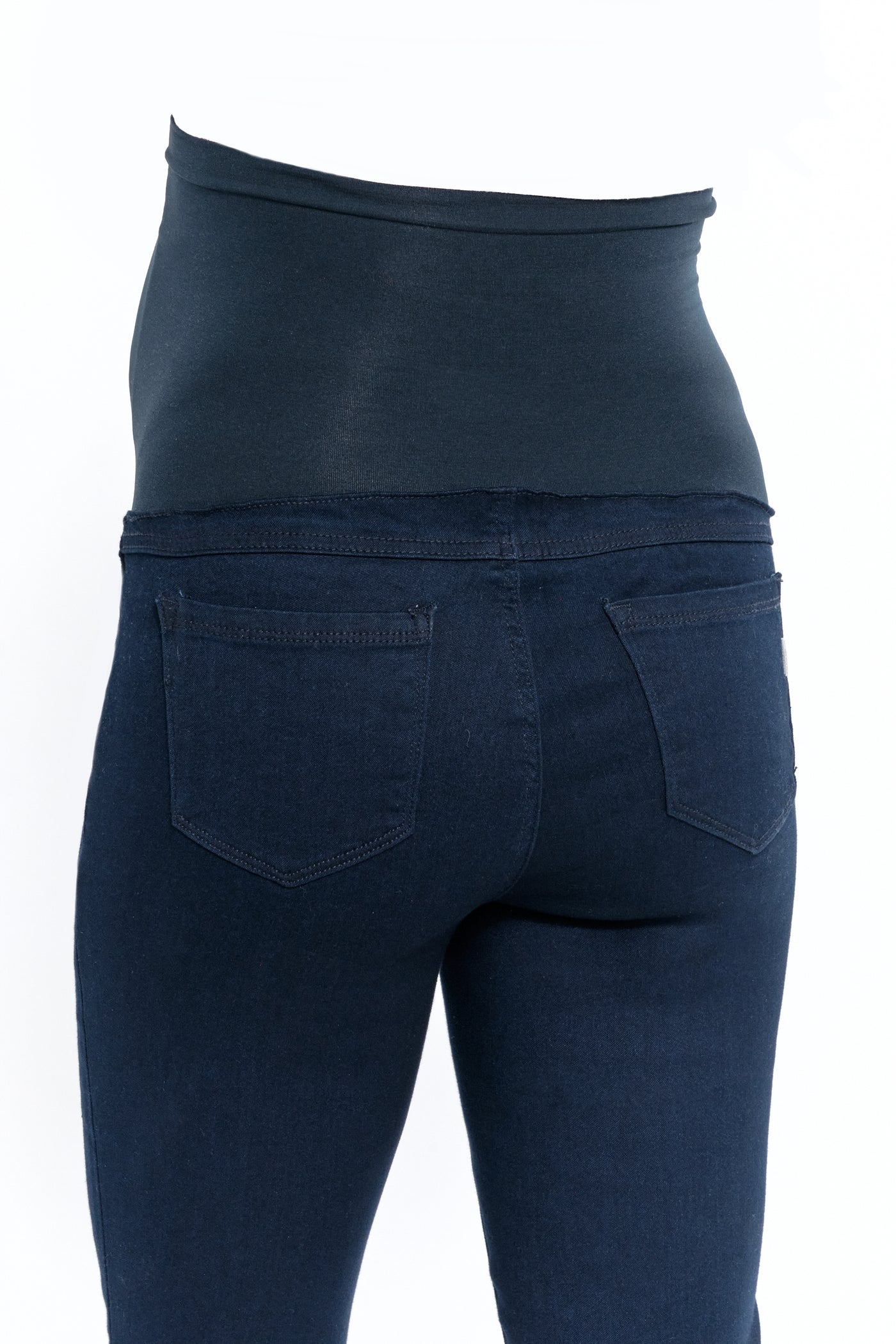 Maternity Butter Skinny w/ Bellyband in Rinse