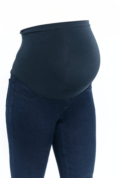 Maternity Butter Skinny w/ Bellyband in Rinse