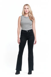 Emma Butter Slim Bootcut in Black