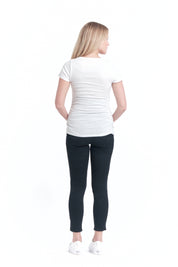 Maternity Butter Skinny w/ Bellyband in Black