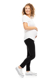 Maternity Madison Better Butter Skinny w/ Bellyband in Black