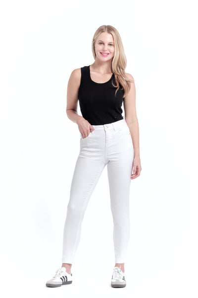 Gia Butter Ankle Skinny in White