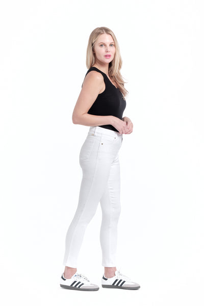 Gia Butter Ankle Skinny in White