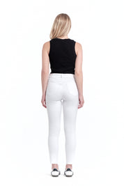 Gia Butter Ankle Skinny in White