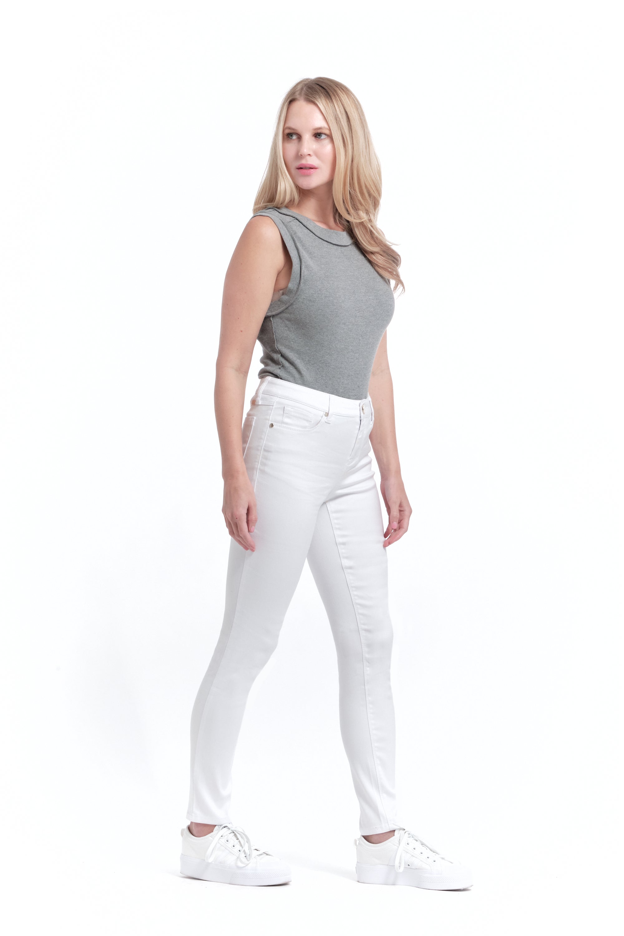 Ava Butter Skinny in White