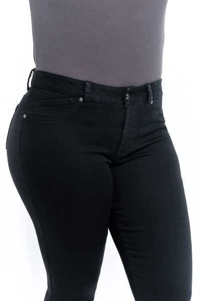 Curvy Contour Ankle Skinny In Black
