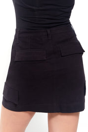 Cargo Skirt in Black