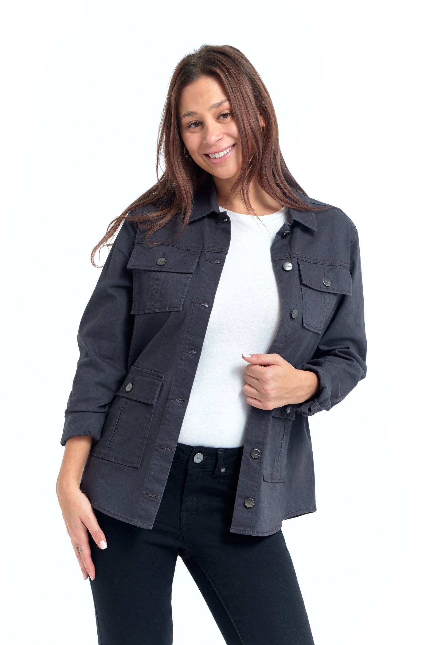 Classic Utility Jacket In Magnet