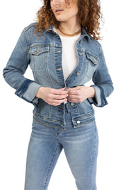 Eco Trucker Denim Jacket In Mariah