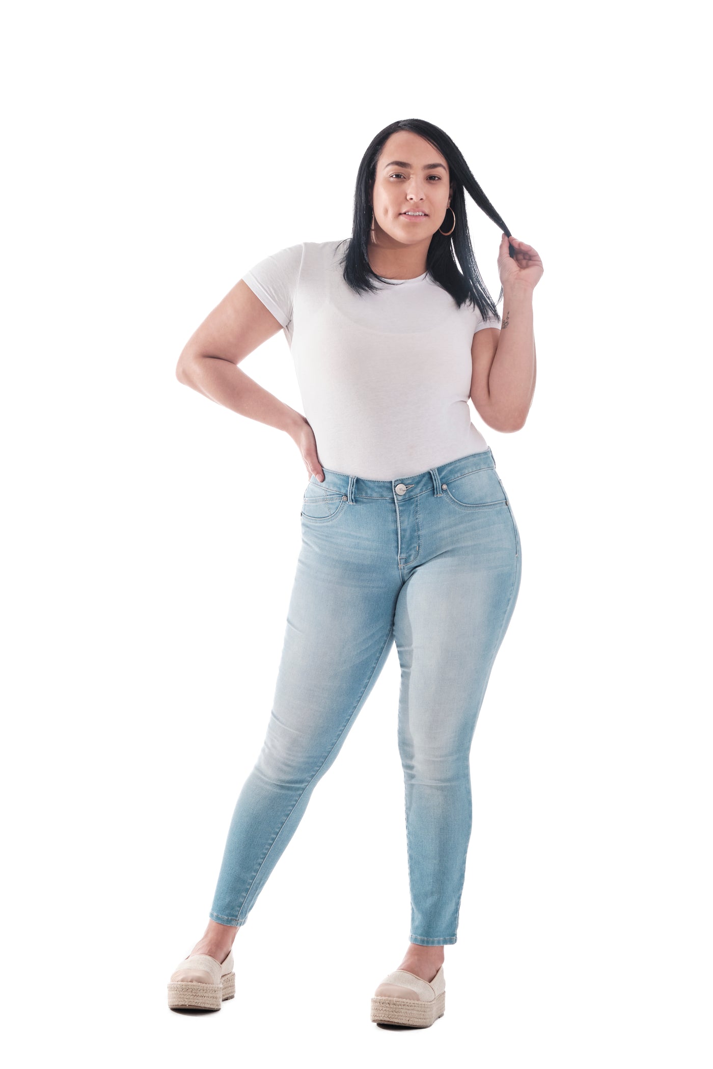Curvy Butter Ankle Skinny In Wynter Mojave