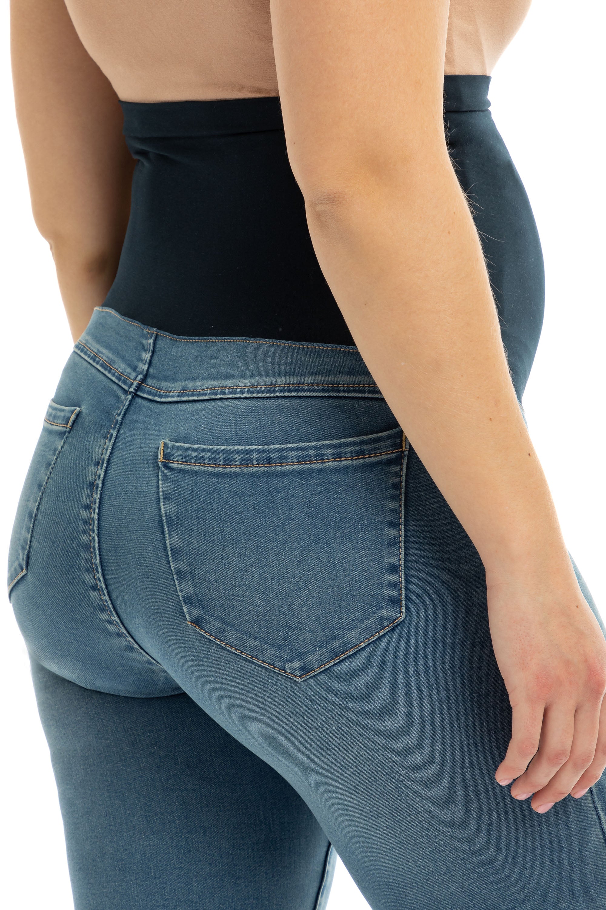 Maternity Better Butter Slim Straight w/ Bellyband in Frida – 1822