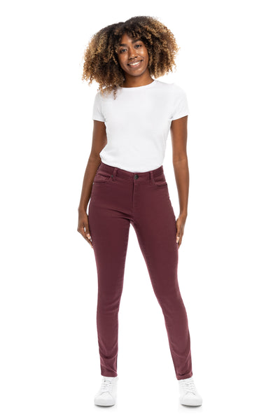 Classic 30" Mid-Rise Butter Skinny in Vineyard Wine