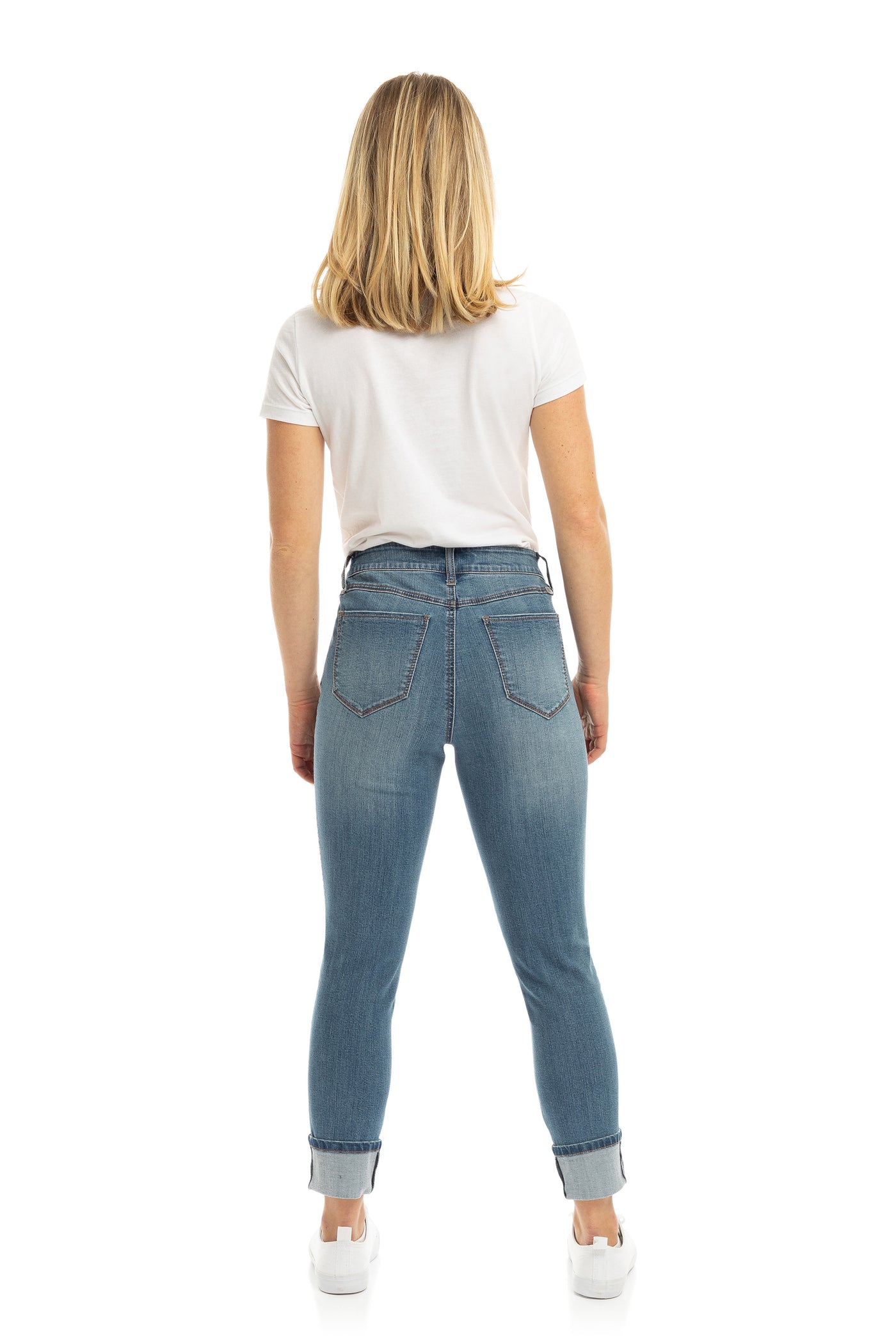 Petite Vintage Cuff Jean in Isabelle