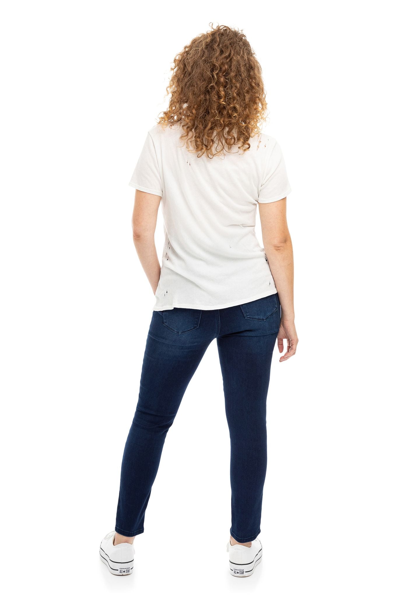 Maternity Butter Skinny w/ Bellyband in Marco